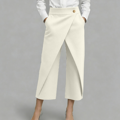 Women's Patchwork Cropped Casual Pants
