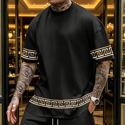 Breathable Crew Neck Short Sleeve & Shorts Set