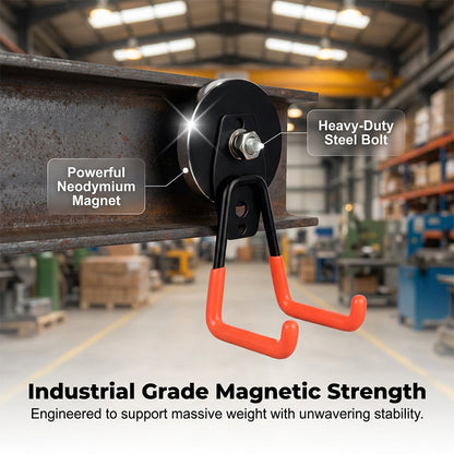 ⏳🔥LIMITED-TIME 50% OFF! ⏰Heavy-Duty Magnetic Double-Claw Hook📐🛠️