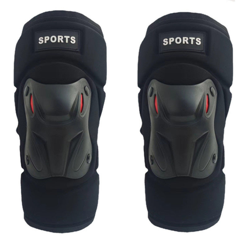 📢📢50% OFF !! ⏰Motorcycle Knee and Elbow Protector Set-Hard Shell, Articulated, Adjustable🏍️