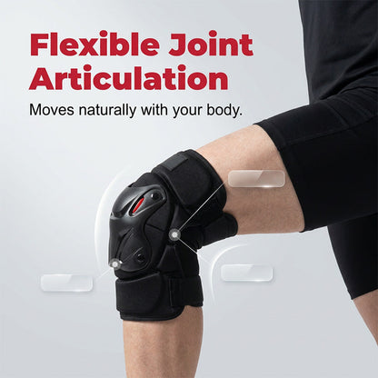📢📢50% OFF !! ⏰Motorcycle Knee and Elbow Protector Set-Hard Shell, Articulated, Adjustable🏍️