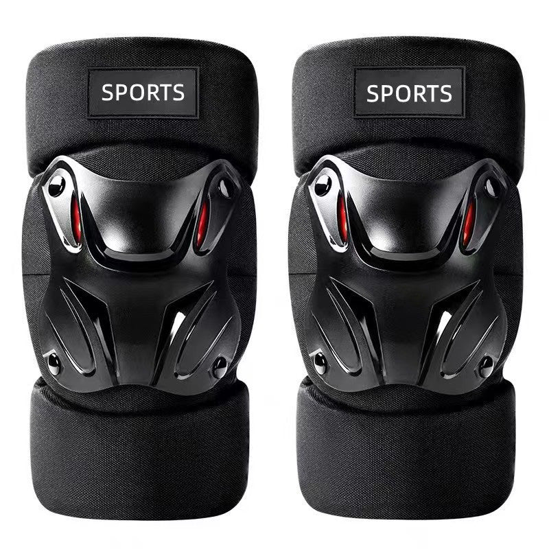 📢📢50% OFF !! ⏰Motorcycle Knee and Elbow Protector Set-Hard Shell, Articulated, Adjustable🏍️