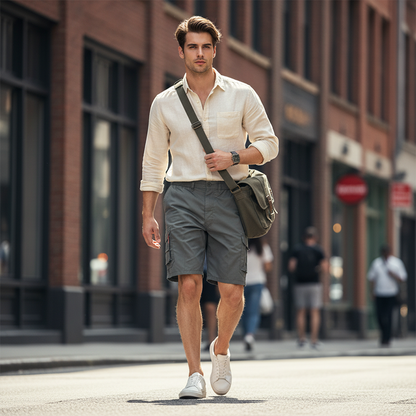 🎉 2026 Sale — Over 40,000 Sold! 🩳 Men's Cargo Shorts – Multi-Pocket & Elastic Waist 🎒