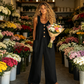 Women's Sleeveless Wide-Leg Jumpsuit with Pockets