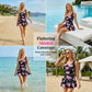 Women's Floral Print One-Piece Swimdress