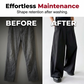 Men's Classic Fit Wide-Leg Suit Pants