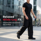 Men's Classic Fit Wide-Leg Suit Pants
