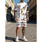 ⏳Time-Limited Special⏰Men's Lion Graphic Set – Bold, Breathable, Urban Cool 😎