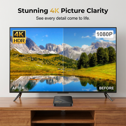 🎁 LIMITED-TIME 50% OFF! ✨Android TV Box with Bluetooth