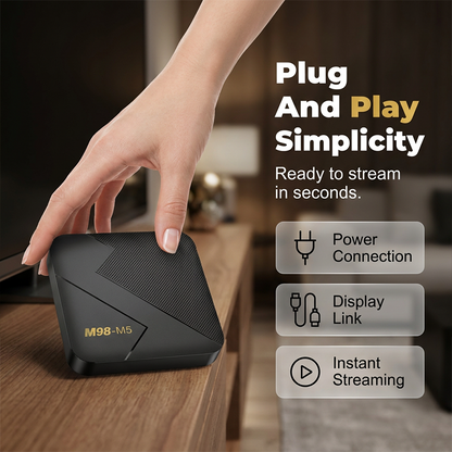 🎁 LIMITED-TIME 50% OFF! ✨Android TV Box with Bluetooth