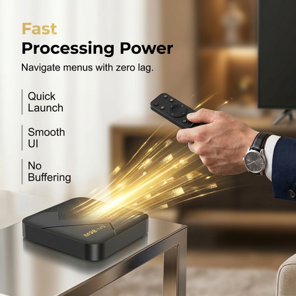 🎁 LIMITED-TIME 50% OFF! ✨Android TV Box with Bluetooth
