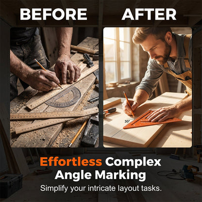 ⏳Time-Limited Special⏰Precision Woodworking Triangle Square – Alloy, Adjustable, Anti-Rust 🛠️