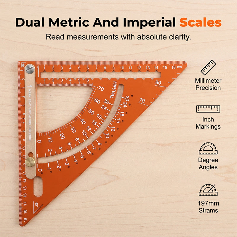 ⏳Time-Limited Special⏰Precision Woodworking Triangle Square – Alloy, Adjustable, Anti-Rust 🛠️