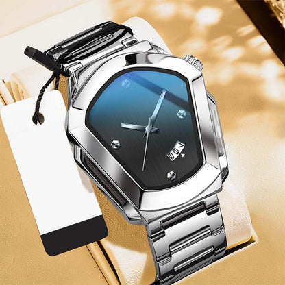 Men's Rhombus-Shaped Quartz Watch