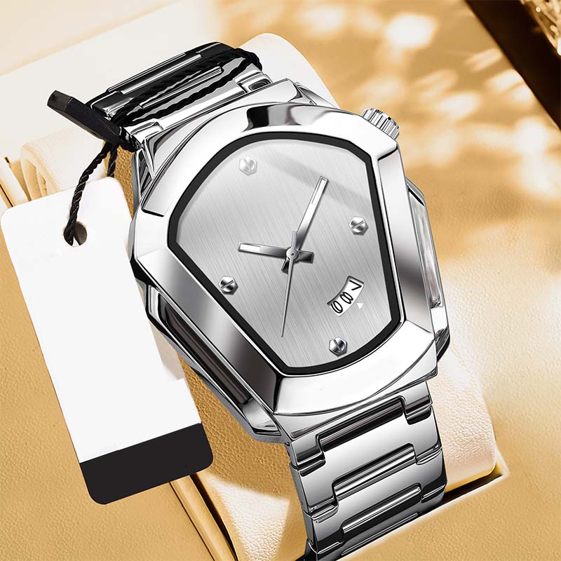 Men's Rhombus-Shaped Quartz Watch