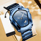 Men's Rhombus-Shaped Quartz Watch