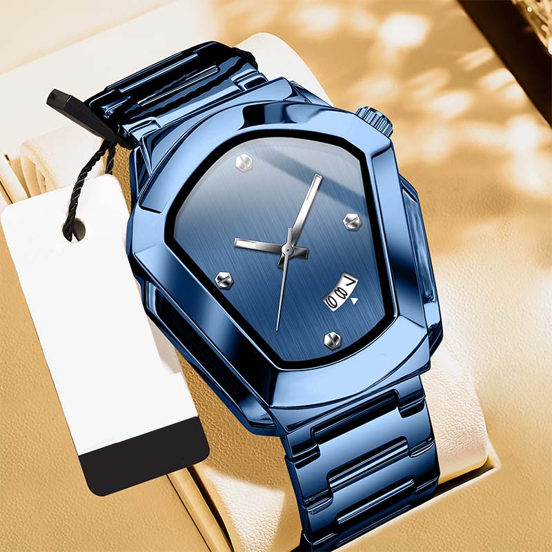 Men's Rhombus-Shaped Quartz Watch