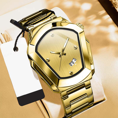 Men's Rhombus-Shaped Quartz Watch