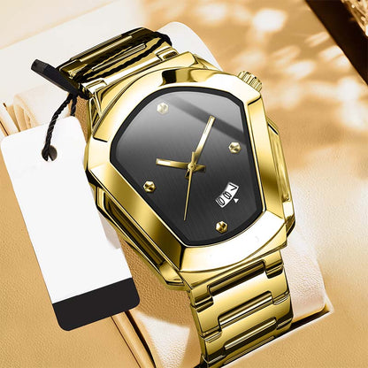 Men's Rhombus-Shaped Quartz Watch