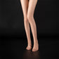 High-Waist Glossy Open-Crotch Tights