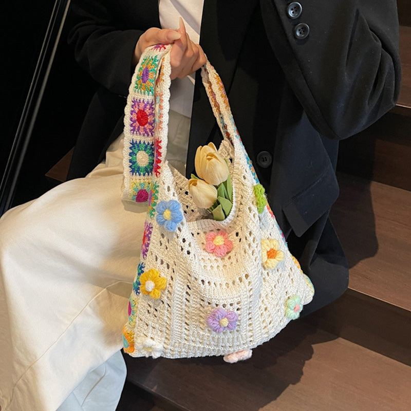 Women’s Crochet Ethnic Shoulder Bag