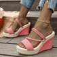 Women’s High Heel Wedge Sandals