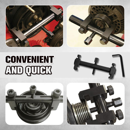 🎉 2026 Sale — Over 25600 Sold! 🔧Heavy-Duty Adjustable Crankshaft Pulley Removal Tool｜Universal Automotive Engine Puller ✨