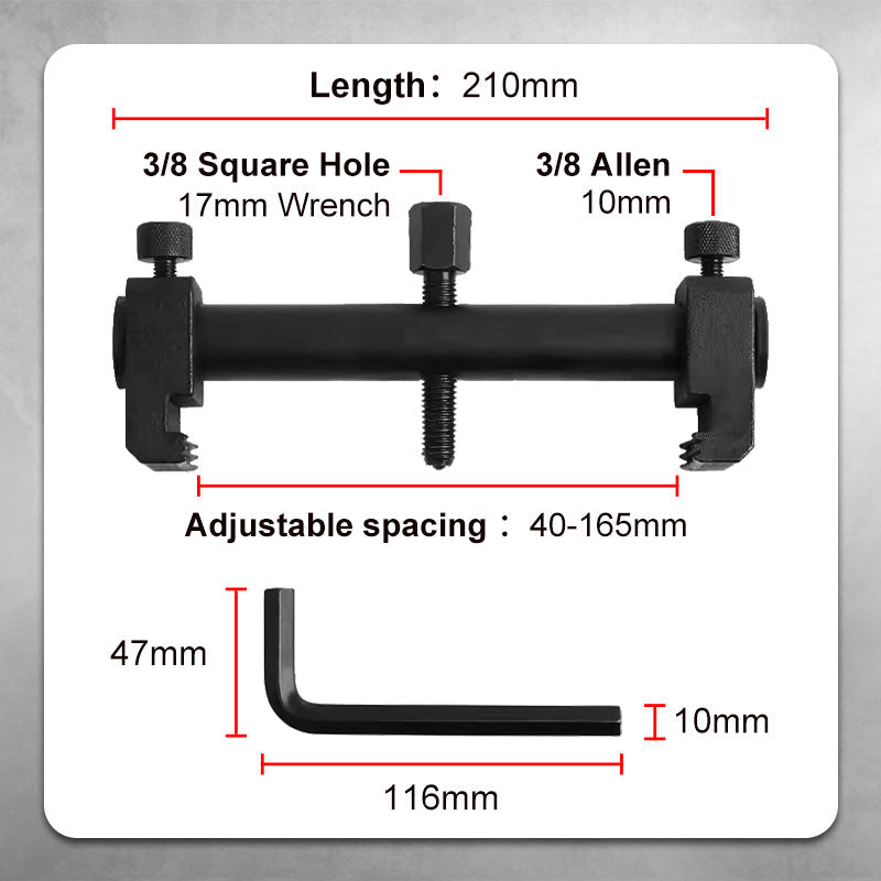🎉 2026 Sale — Over 25600 Sold! 🔧Heavy-Duty Adjustable Crankshaft Pulley Removal Tool｜Universal Automotive Engine Puller ✨