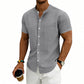 👕50% OFF NOW✨Men's Loose Fit Short Sleeve Shirt – Solid, breathable & everyday comfort – Soft cotton, perfect for warm days or casual weekends ☀️🌿