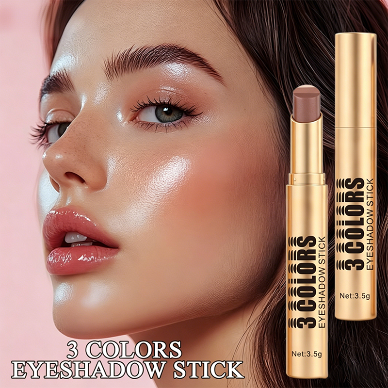⏳Time-Limited Special⏰3-in-1 Gradient Eyeshadow Stick – One-Swipe, Waterproof, Curved Nib ✨