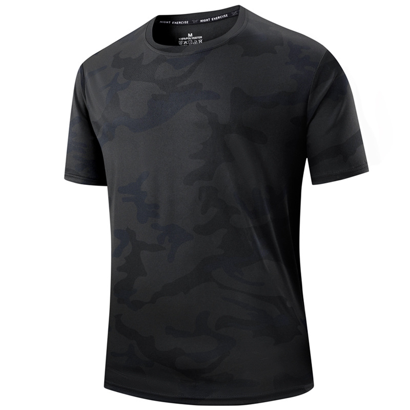 ⏳Time-Limited Special⏰Men's Quick Dry Camo Sports T-Shirt – Moisture Wicking & Active Fit – Train in Style 💪