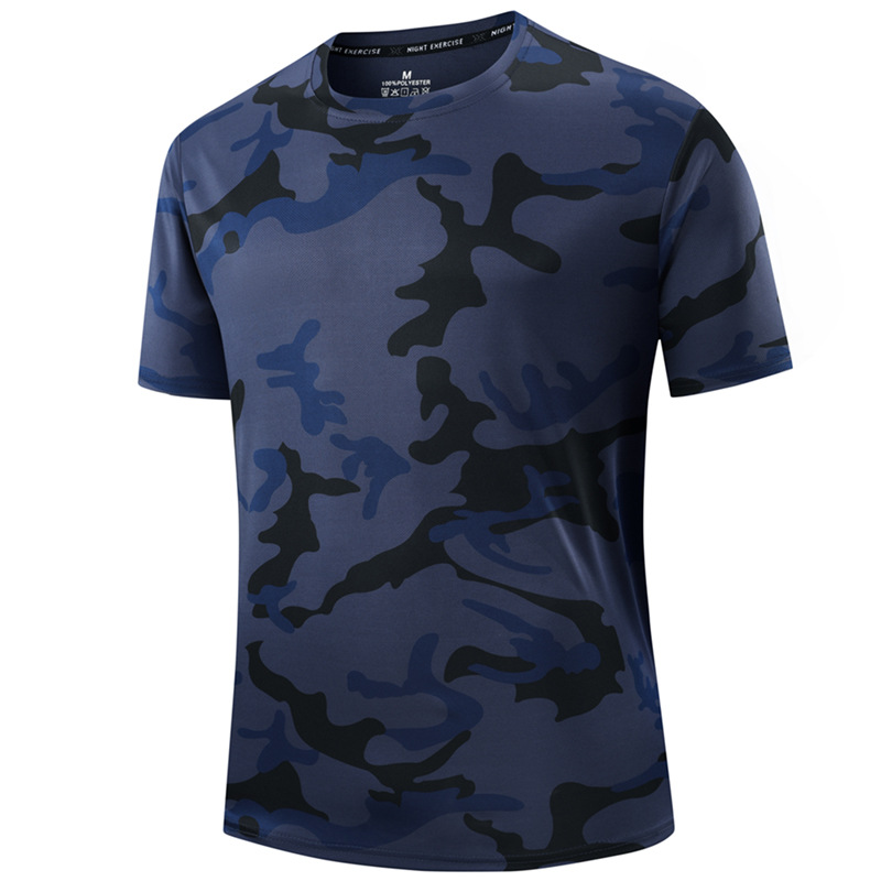 ⏳Time-Limited Special⏰Men's Quick Dry Camo Sports T-Shirt – Moisture Wicking & Active Fit – Train in Style 💪