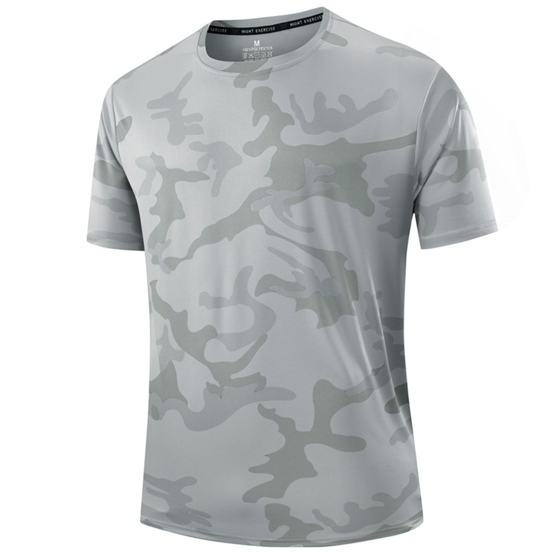 ⏳Time-Limited Special⏰Men's Quick Dry Camo Sports T-Shirt – Moisture Wicking & Active Fit – Train in Style 💪