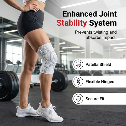 Smart Knee Brace with Adjustable Compression Knob