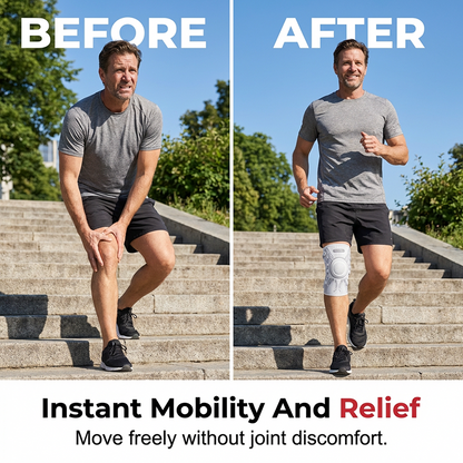 Smart Knee Brace with Adjustable Compression Knob