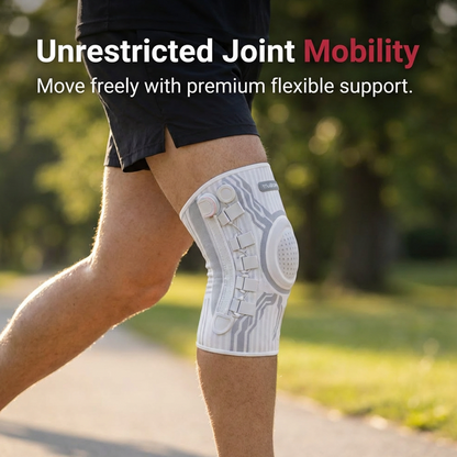 Smart Knee Brace with Adjustable Compression Knob
