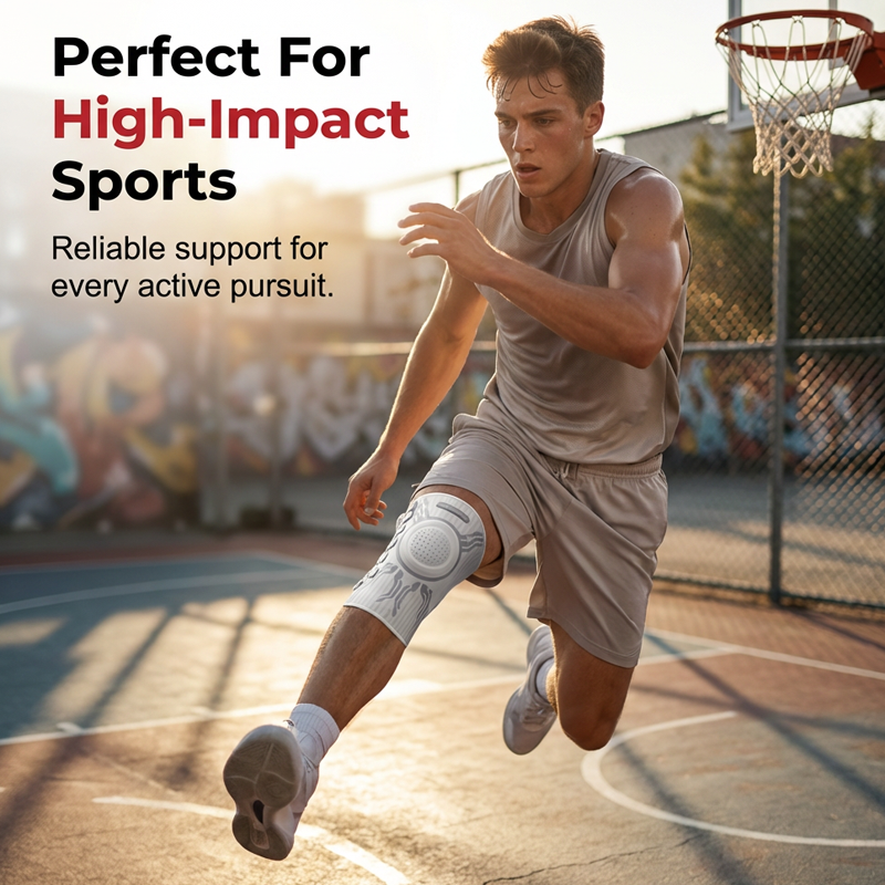 Smart Knee Brace with Adjustable Compression Knob