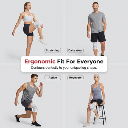 Smart Knee Brace with Adjustable Compression Knob