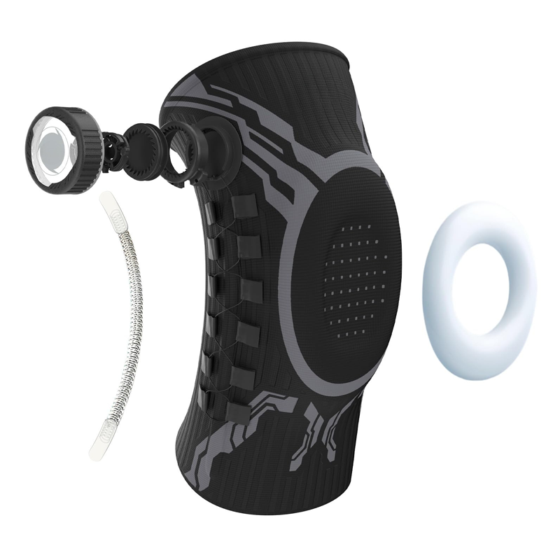 Smart Knee Brace with Adjustable Compression Knob