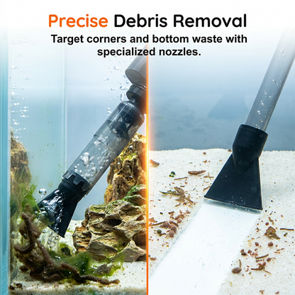 Effortless Cleaning Electric Aquarium Vacuum