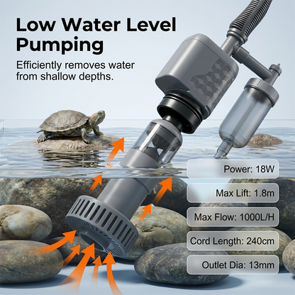 Effortless Cleaning Electric Aquarium Vacuum