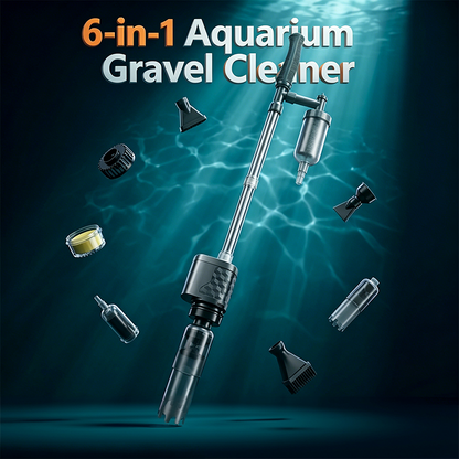Effortless Cleaning Electric Aquarium Vacuum
