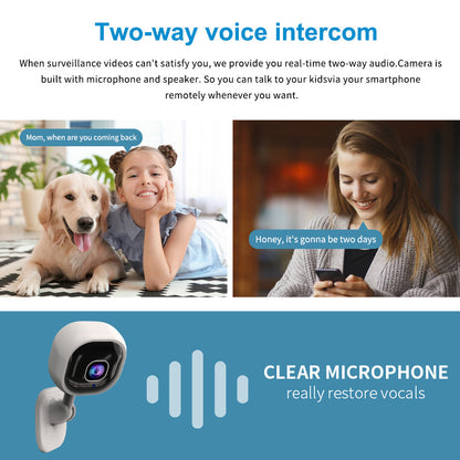 🥳2026 HOT SALE🥳💞50K+ SOLD!📹🔒 50% OFF! Wireless Smart HD Security Camera – 360° rotation, night vision & 2‑way audio. Keep an eye on your home, anytime! 🏠✨