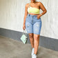 🌸 50% OFF NOW! 🌸 Women's Plus Size Distressed Denim Shorts