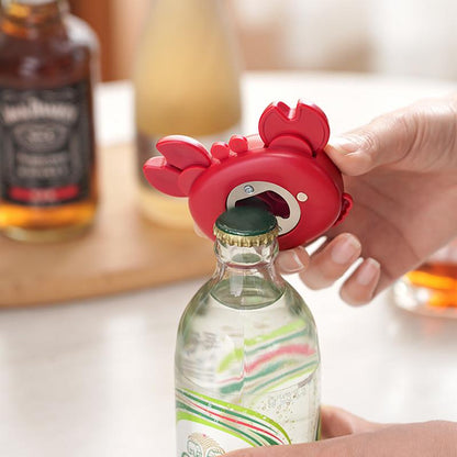 Multifunctional Magnetic Crab-Shaped Bottle Opener