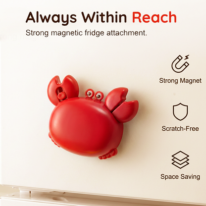 Multifunctional Magnetic Crab-Shaped Bottle Opener