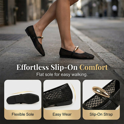 Women's Elegant Hollow-Out Breathable Flats
