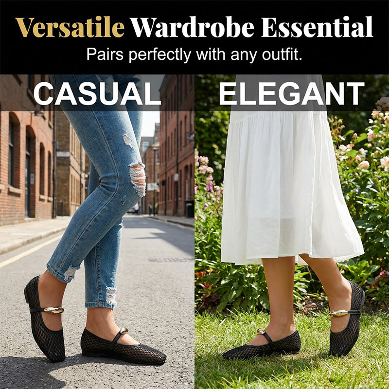Women's Elegant Hollow-Out Breathable Flats