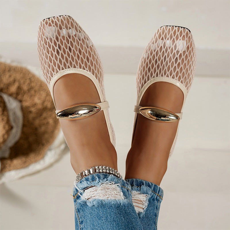 Women's Elegant Hollow-Out Breathable Flats