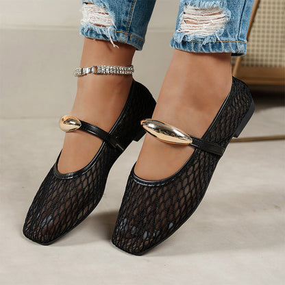 Women's Elegant Hollow-Out Breathable Flats